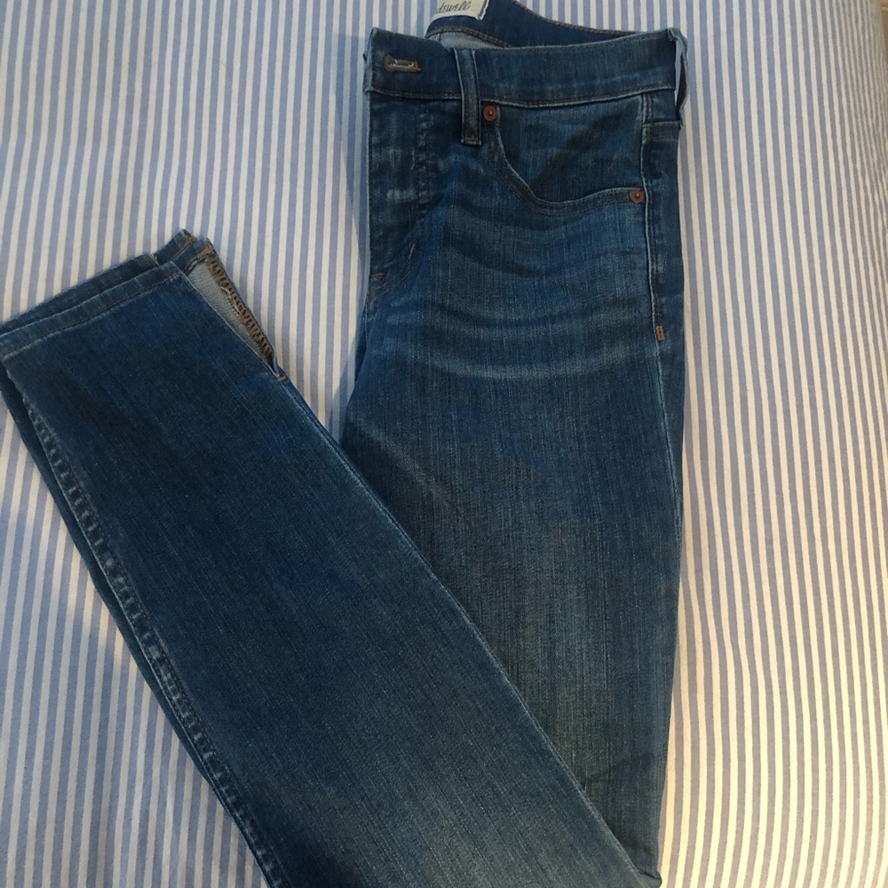 Madewell 9” high rise skinny jean sz 26